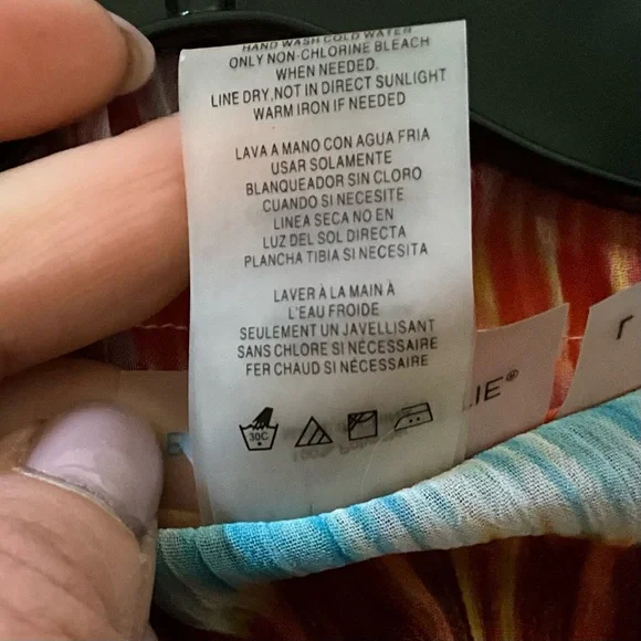 Blue Rod Beattie Tie Dye Swim Cover Up - Picture 7 of 9